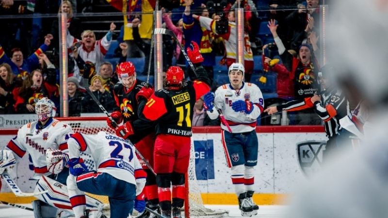 Photo hockey KHL - Kontinental Hockey League - KHL - Kontinental Hockey League - KHL : Les Jokerit ont le sourire