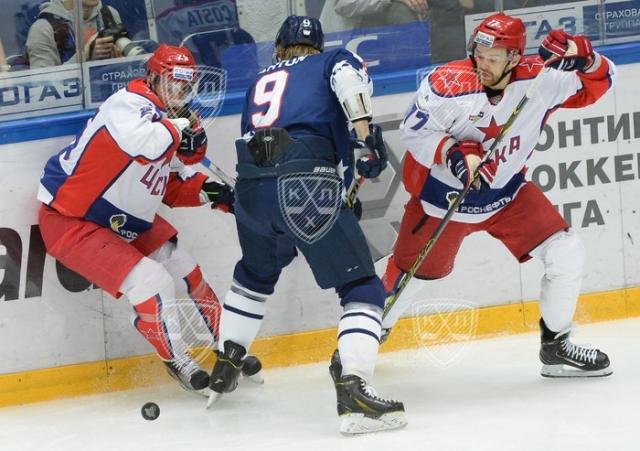 Photo hockey KHL - Kontinental Hockey League - KHL - Kontinental Hockey League - KHL : Moscou frappe toujours deux fois