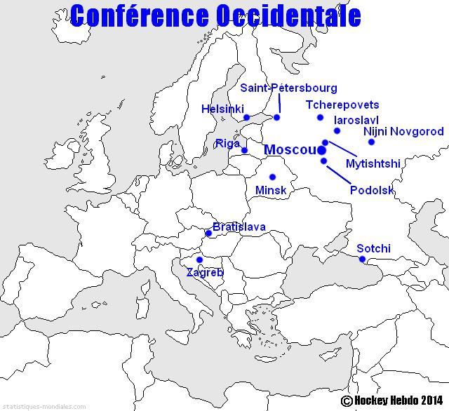 Photo hockey KHL - Kontinental Hockey League - KHL - Kontinental Hockey League - KHL : Redoutable Occident