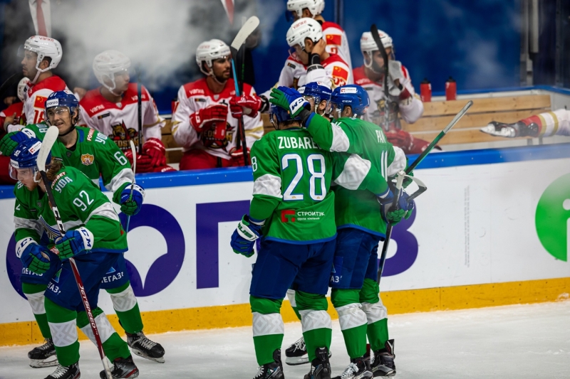 Photo hockey KHL - Kontinental Hockey League - KHL - Kontinental Hockey League - KHL : Six sur six