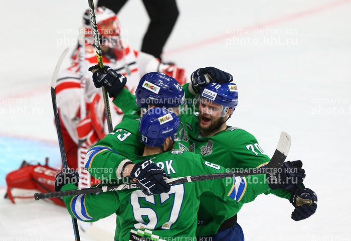 Photo hockey KHL - Kontinental Hockey League - KHL - Kontinental Hockey League - KHL : Valse avec les Bachkirs