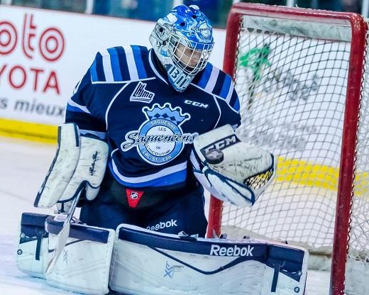 Photo hockey LHJMQ - Ligue de Hockey Junior Majeur du Qubec - LHJMQ - Ligue de Hockey Junior Majeur du Qubec - LHJMQ : Un gardien premire toile