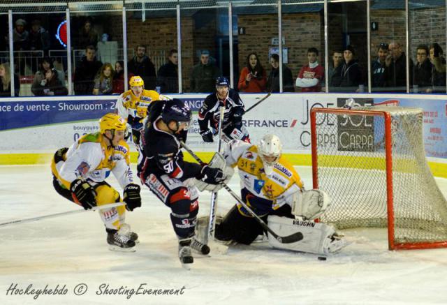 Photo hockey Ligue Magnus - Coupe de la Ligue : 1/4 retour : Angers  vs Strasbourg  - Retour gagnant