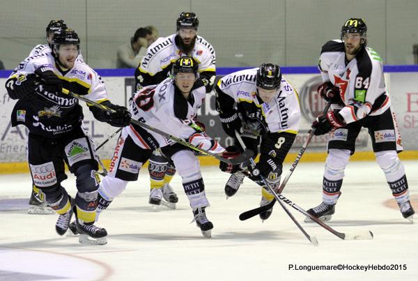 Photo hockey Ligue Magnus - Coupe de la Ligue : 1/8 me, 5me journe : Rouen vs Amiens  - Les Dragons tiennent leur revanche