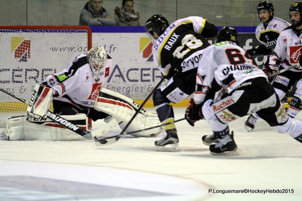 Photo hockey Ligue Magnus - Coupe de la Ligue : 1/8 me, 5me journe : Rouen vs Amiens  - Les Dragons tiennent leur revanche