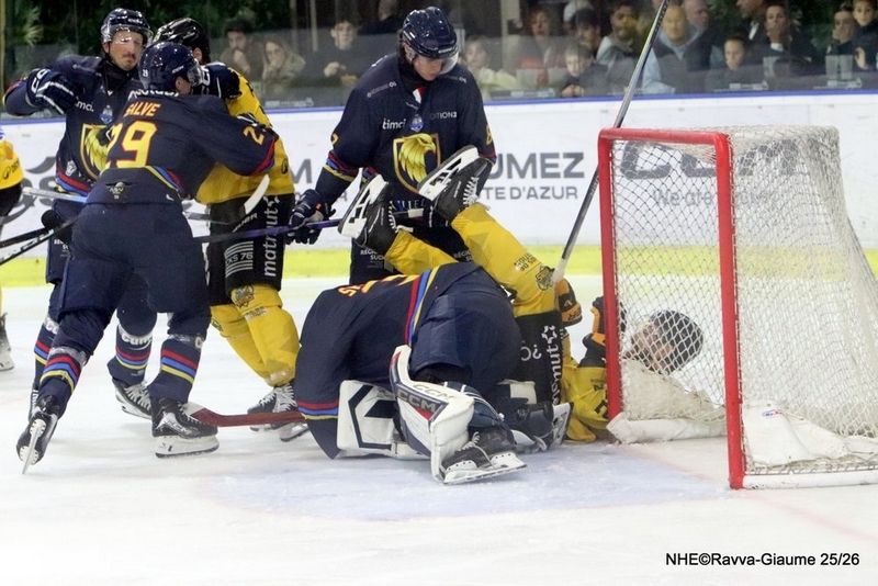 Photo hockey Ligue Magnus - Ligue Magnus  : 16me journe : Nice vs Rouen - Une dfaite encourageante 