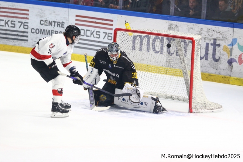 Photo hockey Ligue Magnus - Ligue Magnus  : 17me journe : Rouen vs Chamonix  - Les Dragons simposent sans briller.
