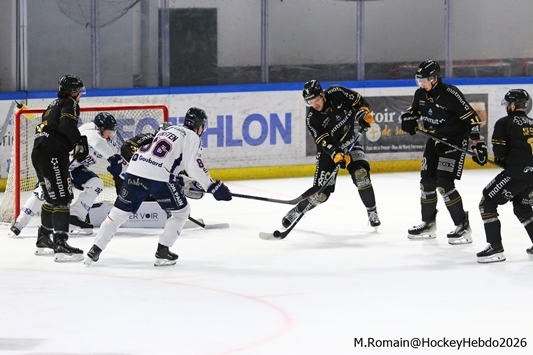 Photo hockey Ligue Magnus - Ligue Magnus  : 19�me journ�e : Rouen vs Angers  - Les dragons en taille patron.