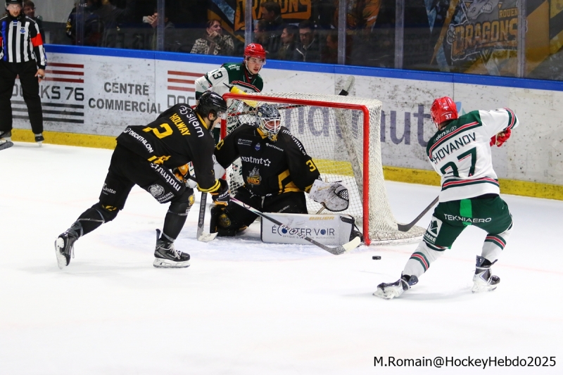 Photo hockey Ligue Magnus - Ligue Magnus  : 23me journe : Rouen vs Anglet - Le rveil du Dragon