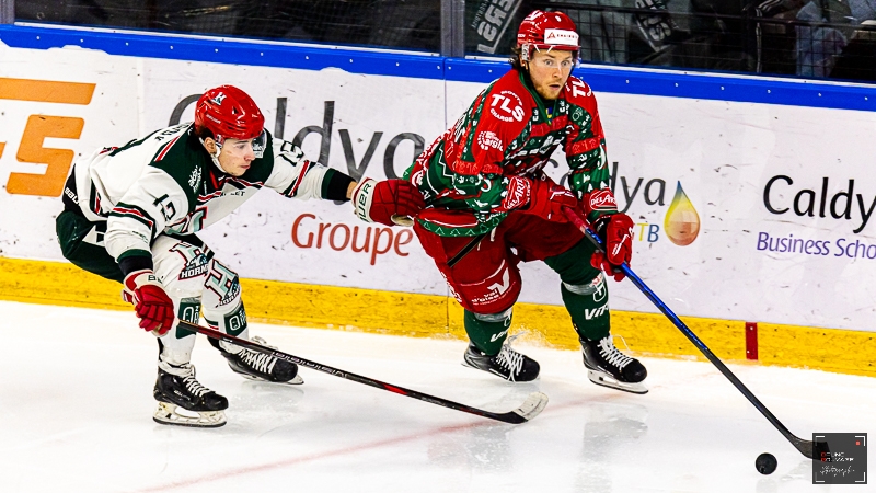 Photo hockey Ligue Magnus - Ligue Magnus  : 27�me journ�e : Cergy-Pontoise vs Anglet - Le Hormadi : cadeau de no�l de Sokay aux Jokers