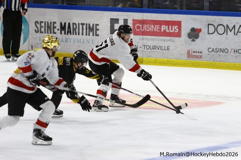 Photo hockey Ligue Magnus - Ligue Magnus  : 34�me journ�e : Rouen vs Chamonix  - Rouen gagne non sans mal.