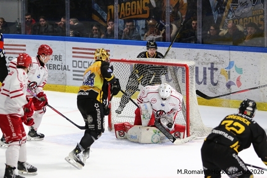 Photo hockey Ligue Magnus - Ligue Magnus  : 35�me journ�e : Rouen vs Brian�on  - LM : Des dragons hors du coup.
