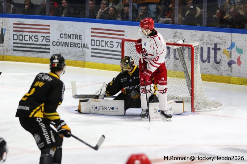 Photo hockey Ligue Magnus - Ligue Magnus  : 35�me journ�e : Rouen vs Brian�on  - LM : Des dragons hors du coup.