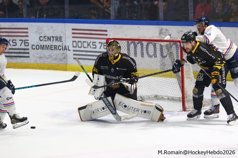 Photo hockey Ligue Magnus - Ligue Magnus  : 37�me journ�e : Rouen vs Nice - Rouen s�impose en prolongation face Nice