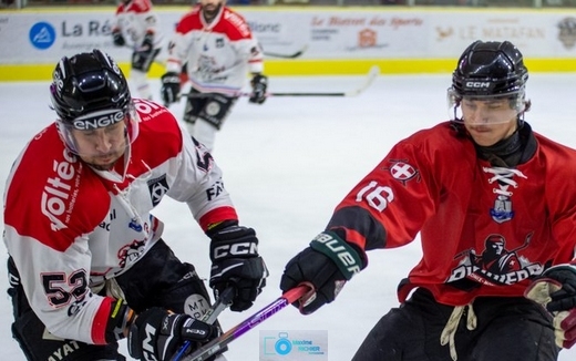 Photo hockey Ligue Magnus - Ligue Magnus  : 39�me journ�e : Chamonix  vs Bordeaux - Les pionniers s