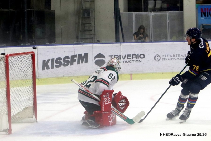 Photo hockey Ligue Magnus - Ligue Magnus  : 3me journe : Nice vs Anglet - Dfaite surprenante des Aigles