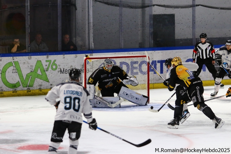 Photo hockey Ligue Magnus - Ligue Magnus  : 3me journe : Rouen vs Marseille - LM : Un troisime succs pour les dragons.