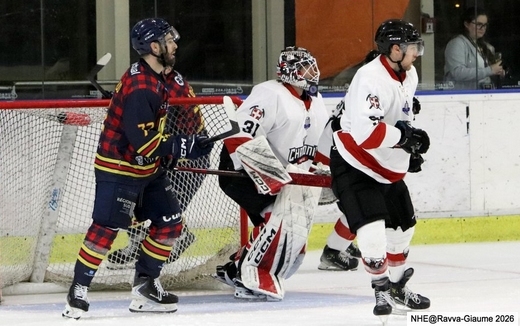 Photo hockey Ligue Magnus - Ligue Magnus  : 40�me journ�e : Nice vs Chamonix  - Les Aigles renversent Chamonix � Jean-Bouin