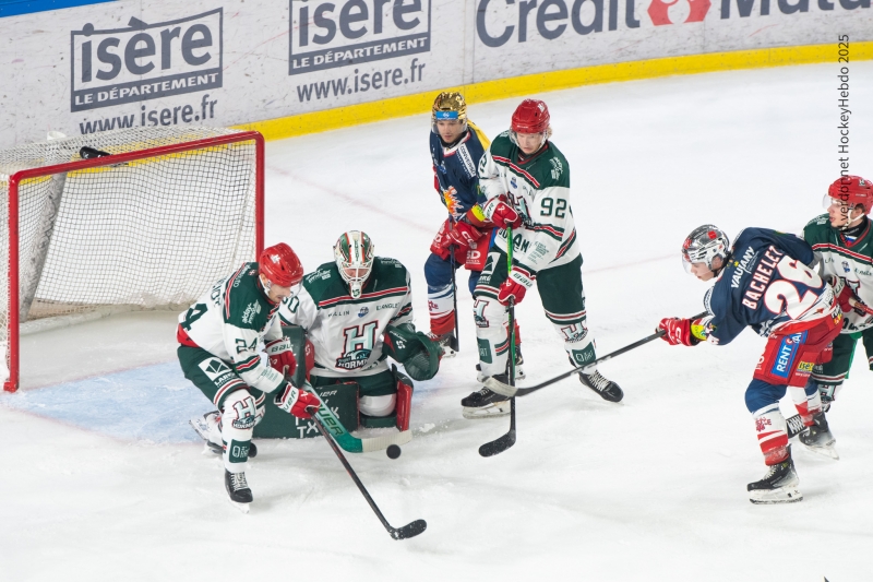 Photo hockey Ligue Magnus - Ligue Magnus  : 5me journe : Grenoble  vs Anglet - Tout dans le second tiers !