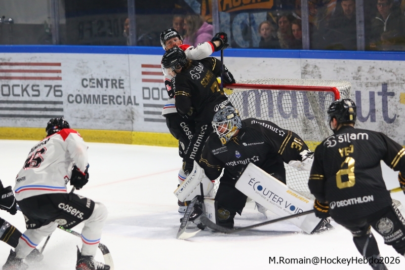 Photo hockey Ligue Magnus - Ligue Magnus - 1/2 de Finale - Match 1 : Rouen vs Bordeaux - Bordeaux remporte la premi�re manche sur l�Ile Lacroix�!