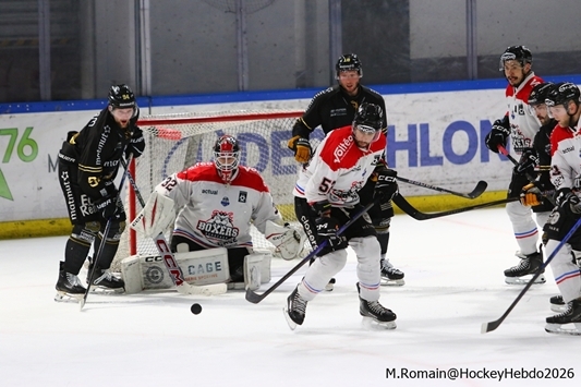 Photo hockey Ligue Magnus - Ligue Magnus - 1/2 de Finale - Match 2 : Rouen vs Bordeaux - Bordeaux fait le break�!