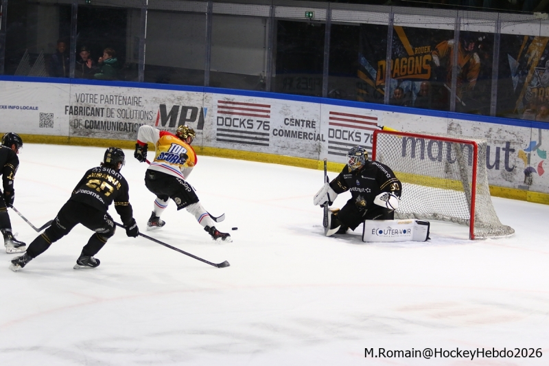 Photo hockey Ligue Magnus - Ligue Magnus - 1/2 de Finale - Match 2 : Rouen vs Bordeaux - Bordeaux fait le break�!