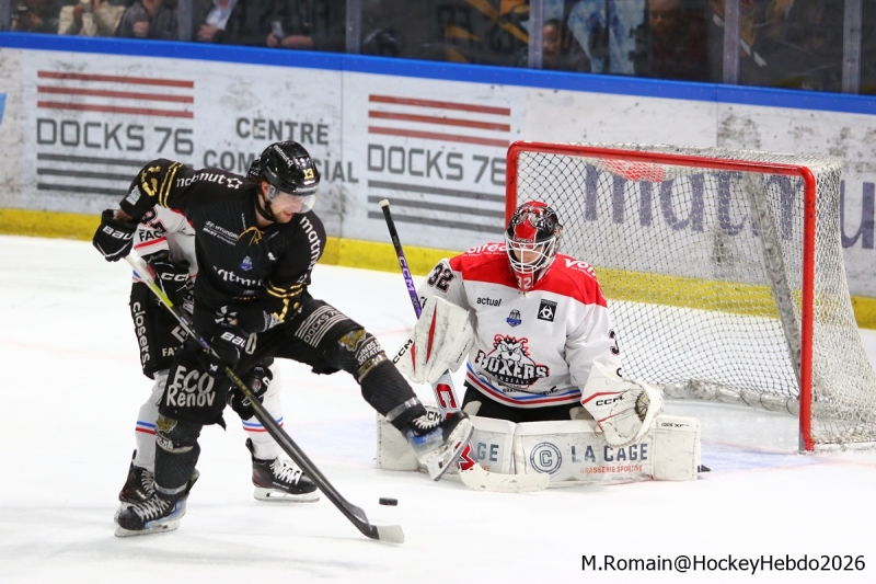 Photo hockey Ligue Magnus - Ligue Magnus - 1/2 de Finale - Match 2 : Rouen vs Bordeaux - Bordeaux fait le break�!