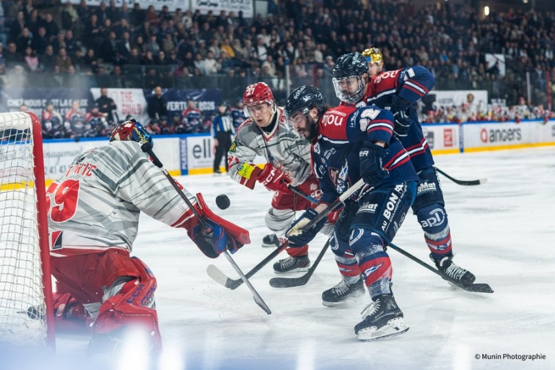 Photo hockey Ligue Magnus - Ligue Magnus - 1/2 de Finale - Match 4 : Angers  vs Grenoble  - Magnus POFFS M3 et 4 - Angers vs Grenoble - PHOTOS