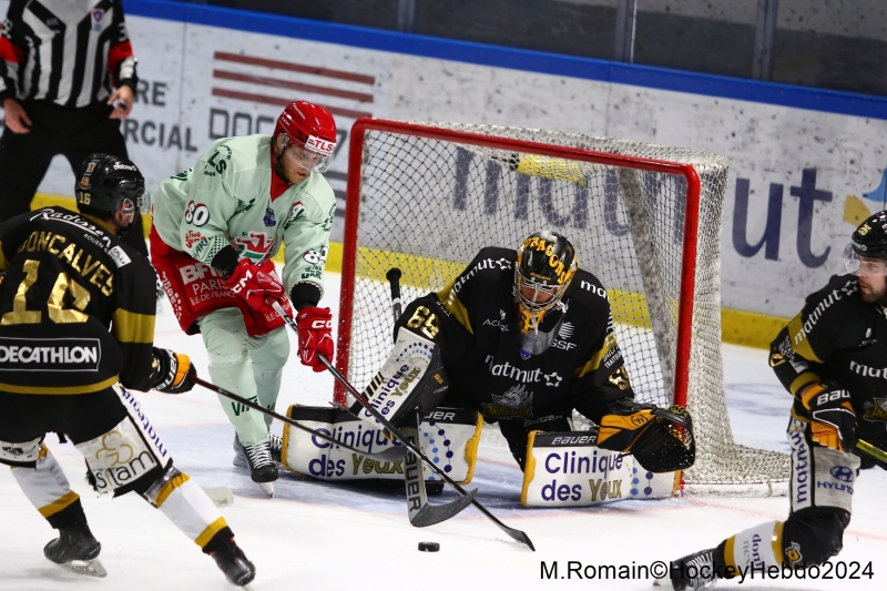 Photo hockey Ligue Magnus - Ligue Magnus - 1/2 Finale match 1 : Rouen vs Cergy-Pontoise - Festival offensif sur les bords de Seine.