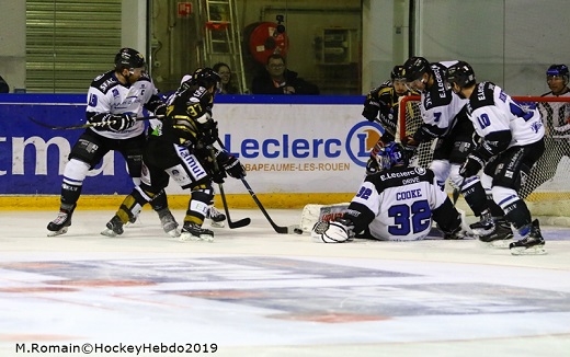 Photo hockey Ligue Magnus - Ligue Magnus - 1/2 finale match 1 : Rouen vs Gap  - Les Dragons font le job