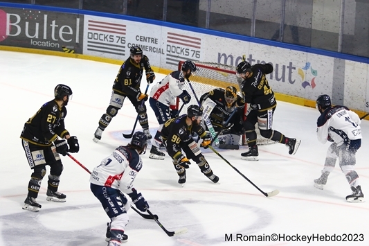 Photo hockey Ligue Magnus - Ligue Magnus - 1/2 finale match 2 : Rouen vs Angers  - LM : Angers relance les dbats