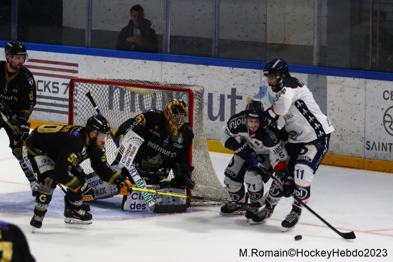Photo hockey Ligue Magnus - Ligue Magnus - 1/2 finale match 2 : Rouen vs Angers  - LM : Angers relance les dbats