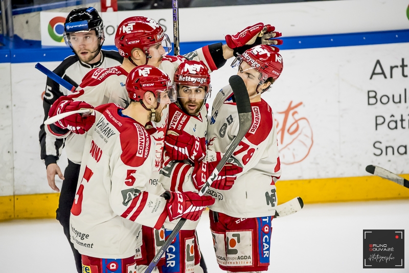 Photo hockey Ligue Magnus - Ligue Magnus - 1/2 finale match 3 : Cergy-Pontoise vs Grenoble  - LM : Grenoble aux portes de la finale