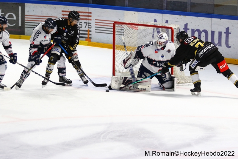 Photo hockey Ligue Magnus - Ligue Magnus - 1/2 finale match 3 : Rouen vs Angers  - LM : Angers reprend la main.