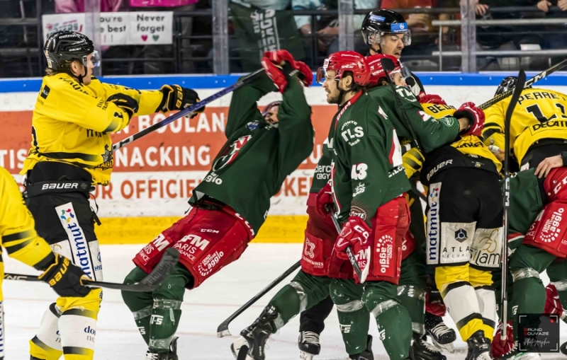 Photo hockey Ligue Magnus - Ligue Magnus - 1/2 Finale match 4 : Cergy-Pontoise vs Rouen - PO demi finale, M4 : Rouen dfendra son titre en finale !