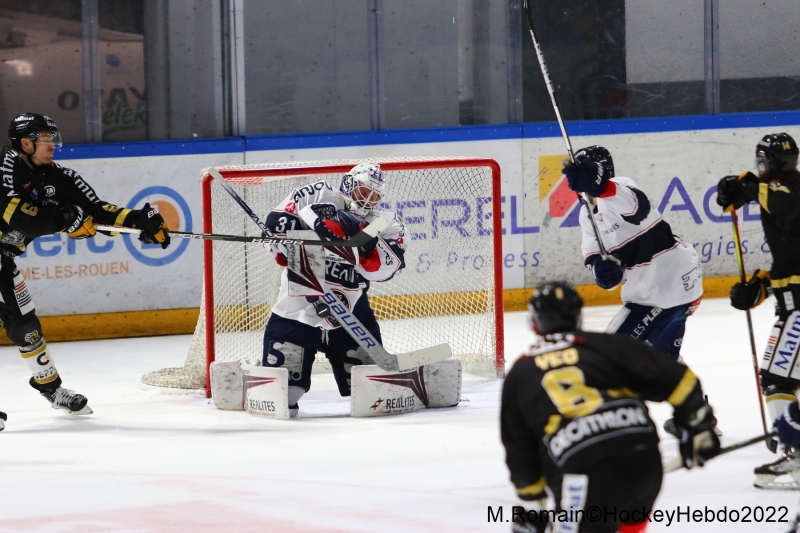 Photo hockey Ligue Magnus - Ligue Magnus - 1/2 finale match 4 : Rouen vs Angers  - LM : Le rveil du dragon.