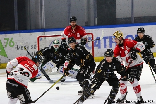 Photo hockey Ligue Magnus - Ligue Magnus - 1/4 de Finale - Match 1 : Rouen vs Amiens  - Rouen remporte le premier round.