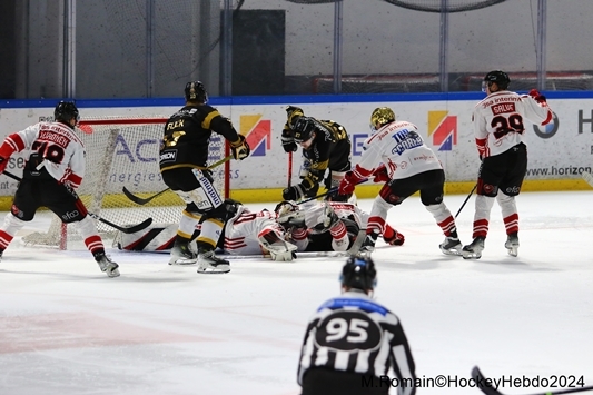 Photo hockey Ligue Magnus - Ligue Magnus - 1/4 de Finale - Match 2 : Rouen vs Nice - Rouen double la mise face  Nice
