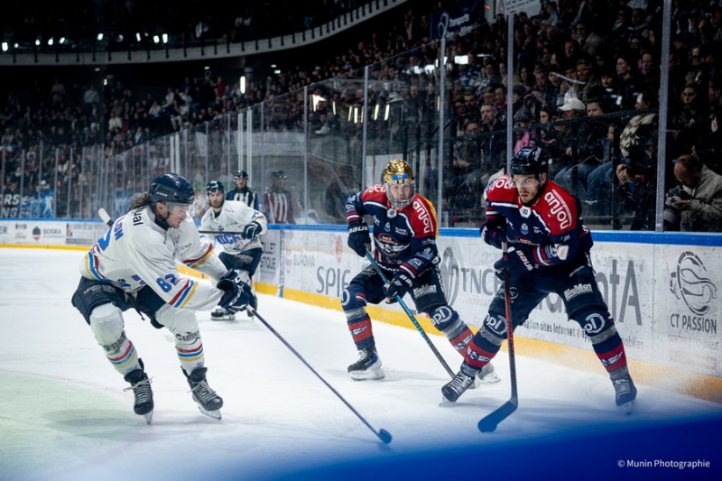 Photo hockey Ligue Magnus - Ligue Magnus - 1/4 de Finale - Match 5 : Angers  vs Nice - Nice empoche le cinqui�me round !