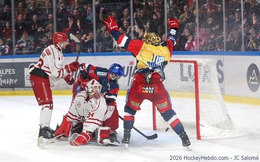 Photo hockey Ligue Magnus - Ligue Magnus - 1/4 de Finale - Match 5 : Grenoble  vs Brian�on  - Grenoble qualifi� pour les demis�!