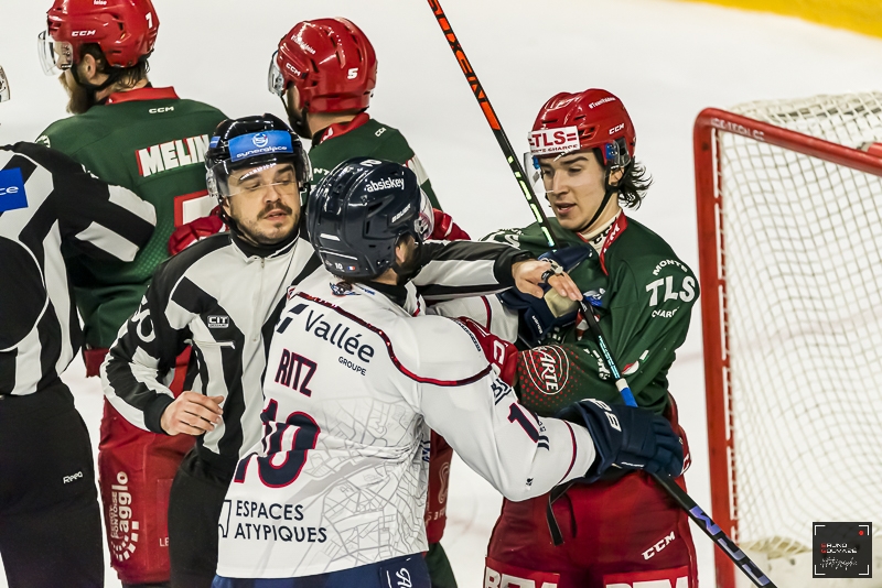 Photo hockey Ligue Magnus - Ligue Magnus : 1/4 de Finale - Match 6 : Cergy-Pontoise vs Angers  - PO : Cergy cre la sensation et file en demi-finale aux dpens dAngers
