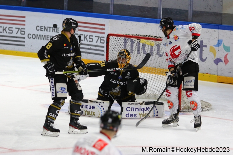 Photo hockey Ligue Magnus - Ligue Magnus - 1/4 finale match 1 : Rouen vs Amiens  - A Rouen la premire manche