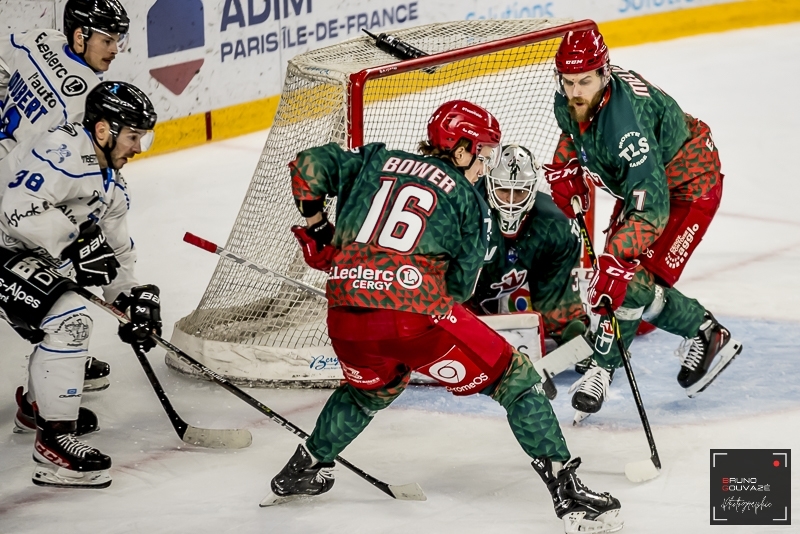Photo hockey Ligue Magnus - Ligue Magnus - 1/4 finale match 2 : Cergy-Pontoise vs Gap  - Le Jokers doublent la mise
