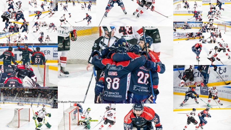 Photo hockey Ligue Magnus - Ligue Magnus - 1/4 finale match 3 : Angers  vs Bordeaux - Poff M3 - Et de trois pour Angers