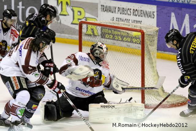 Photo hockey Ligue Magnus - Ligue Magnus : 10me journe  : Rouen vs Morzine-Avoriaz - Trois sur Trois