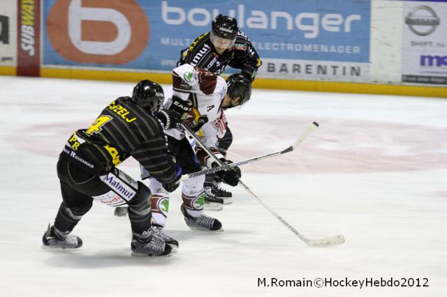 Photo hockey Ligue Magnus - Ligue Magnus : 10me journe  : Rouen vs Morzine-Avoriaz - Trois sur Trois