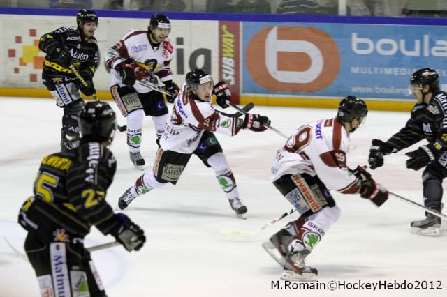 Photo hockey Ligue Magnus - Ligue Magnus : 10me journe  : Rouen vs Morzine-Avoriaz - Trois sur Trois
