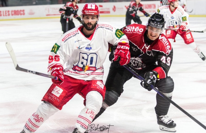Photo hockey Ligue Magnus - Ligue Magnus : 10me journe : Bordeaux vs Grenoble  - Les Boxers y taient presque ! 