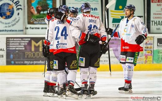 Photo hockey Ligue Magnus - Ligue Magnus : 10me journe : Caen  vs Brest  - Premire victoire pour les Drakkars