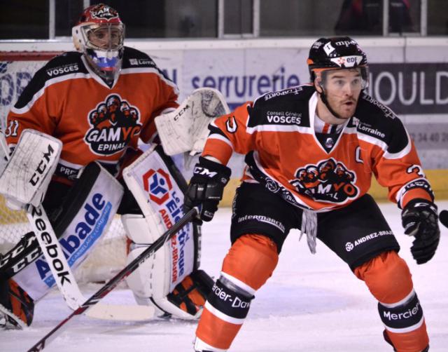 Photo hockey Ligue Magnus - Ligue Magnus : 10me journe : Epinal  vs Brianon  - 666, la marque du Diable...